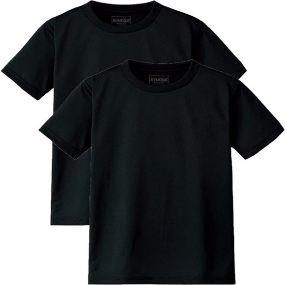 NEW Men’s Kymoza Heavy Cotton Structured Crewneck Staple Black T Shirt M & XL - Picture 1 of 9